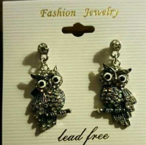 EX Jewelry - Owl Branch Earrings